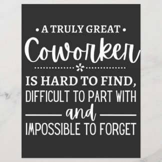 A Truly Great Coworker