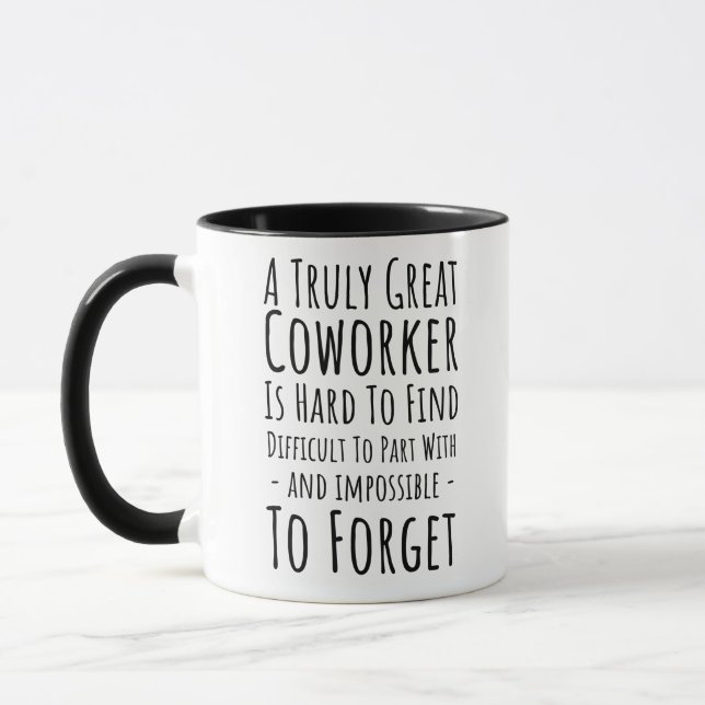 a trulY great coworker Mug (Left)
