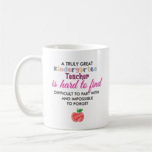 A Truly Great Kindergarten Teacher – Personalized Coffee Mug