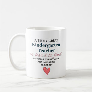 A Truly Great Kindergarten Teacher – Personalized  Coffee Mug