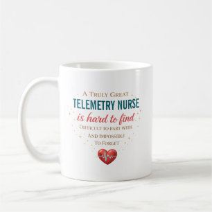 A Truly Great Telemetry Nurse Personalized Coffee Mug