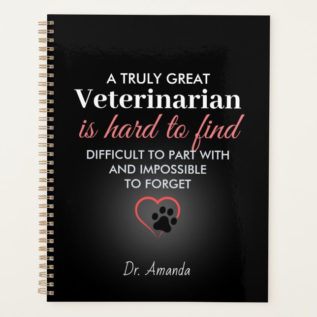 A Truly Great Veterinarian – Personalized Name (Devant)