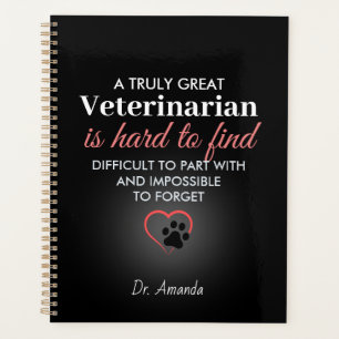 A Truly Great Veterinarian – Personalized Name Planner