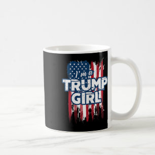 A Trump Girl Trump Pro President Donald Trump Supp Coffee Mug