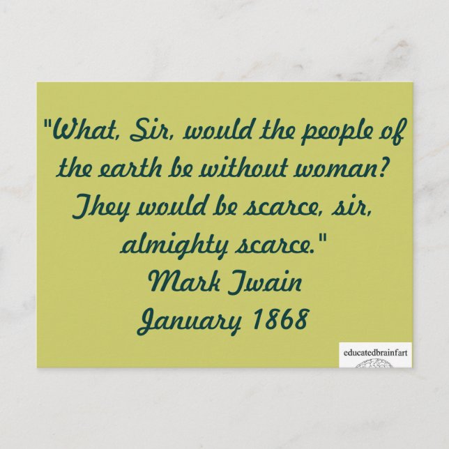 A Truth Postcard (Front)