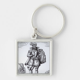 A Tudor Gentleman Keychain