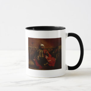A Turk smoking sitting on a sofa, c.1825 Mug