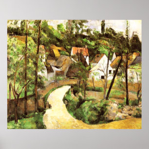 A Turn in the Road Paul Cezanne  Poster