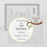 A Twins Hoot Of A Baby Shower Neutrals