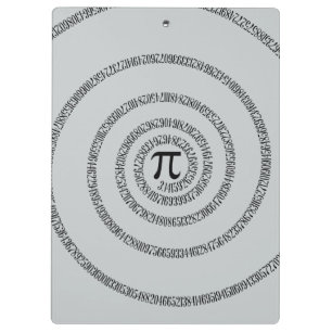 A Twist of Pi Click Customize to Change Grey Clipboard