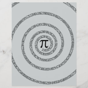 A Twist of Pi Click Customize to Change Grey Colou Flyer