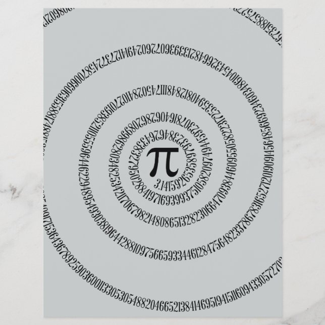 A Twist of Pi Click Customize to Change Grey Colou Flyer (Front)