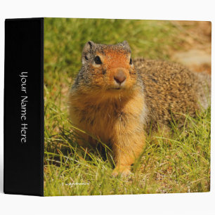 A Twitchy-Nosed Columbian Ground Squirrel Binder