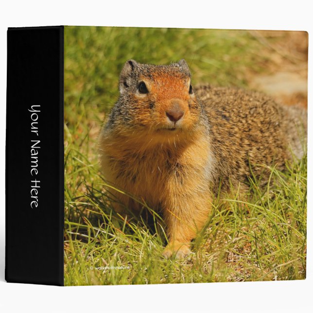 A Twitchy-Nosed Columbian Ground Squirrel Binder (Front/Spine)