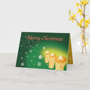 a two-fold Christmas card drawn with a pattern of 