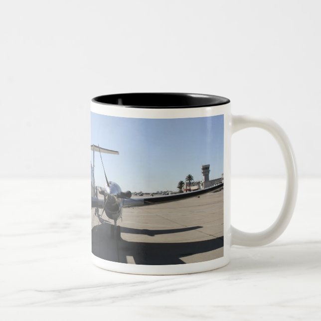 A  UC-12F King Air aircraft Two-Tone Coffee Mug (Right)
