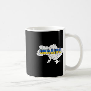 A Ukrainian Map And Flag Of The Ukraine Coffee Mug