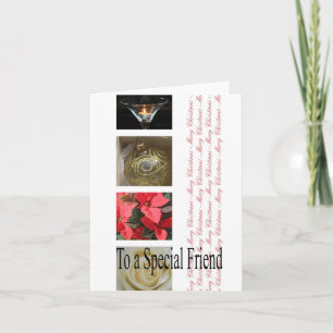 À un ami spécial Joyeux Noël carte