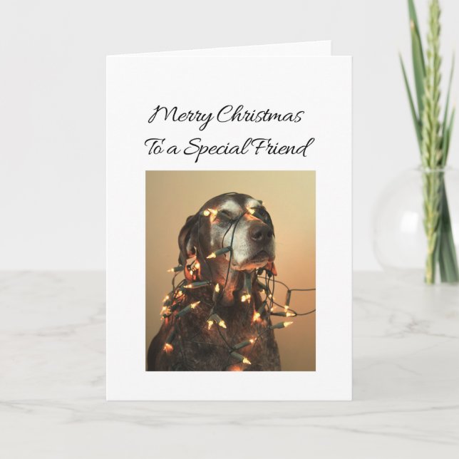 À un ami spécial Joyeux Noël carte (Devant)