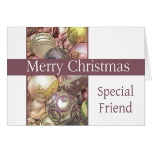 À un ami spécial Joyeux Noël carte