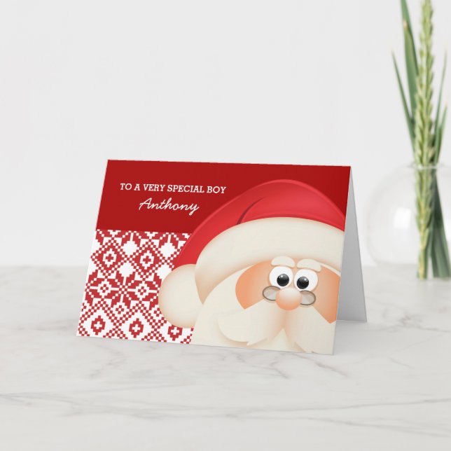 À un Enfant Spécial du Père Noël. Cartes de Noël (Devant)