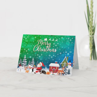 À une petite fille spéciale Joyeuse carte de Noël