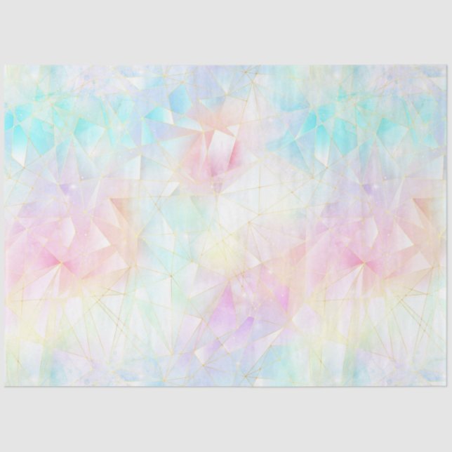 A Unicorn Crystal Series Design 10 Tissue Paper (Front)