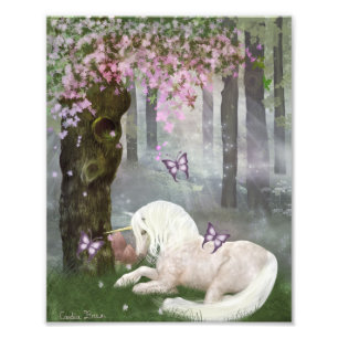 A Unicorn of Velventera Photo Print