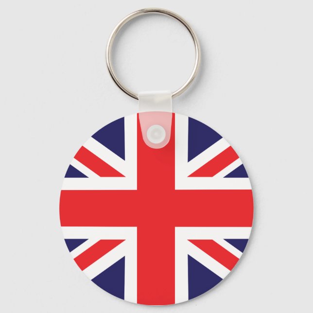 A Union Jack flag. Keychain (Front)