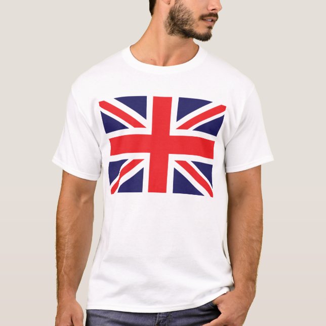 A  Union Jack flag. T-Shirt (Front)