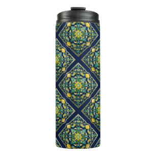 💛💚💙 A Unique Azulejo Masterpiece Thermal Tumbler