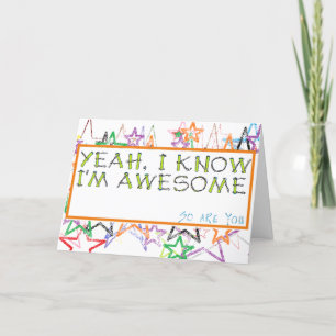 A Unique Greeting Card for Graduation or Birthday