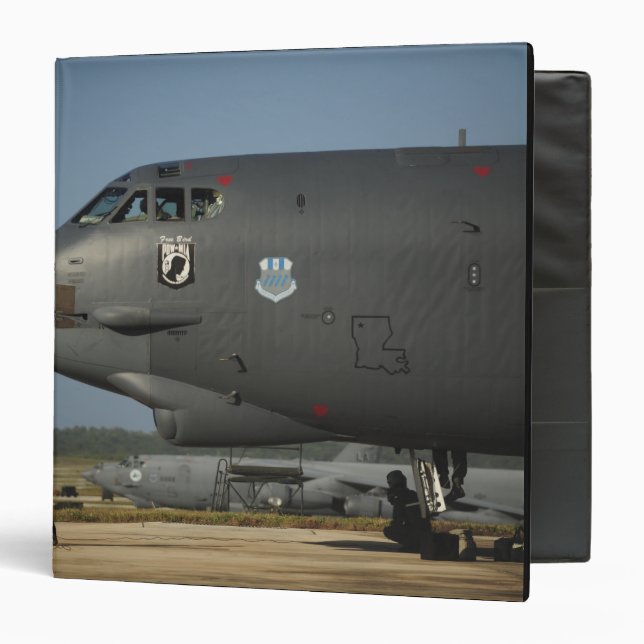 A US Air Force aircrew prepares a B-52 Binder (Front/Inside)