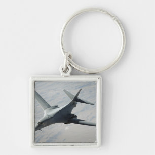 A US Air Force  B-1B Lancer on a combat patrol Keychain