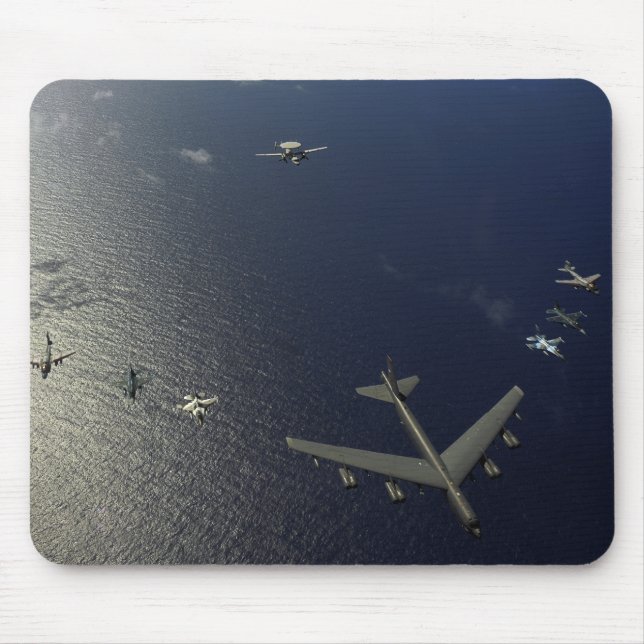 A US Air Force B-52 Stratofortress aircraft 2 Mouse Pad (Front)