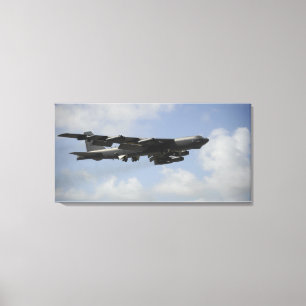 A US Air Force B-52 Stratofortress in flight Canvas Print
