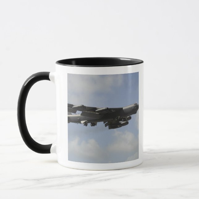 A US Air Force B-52 Stratofortress in flight Mug (Left)
