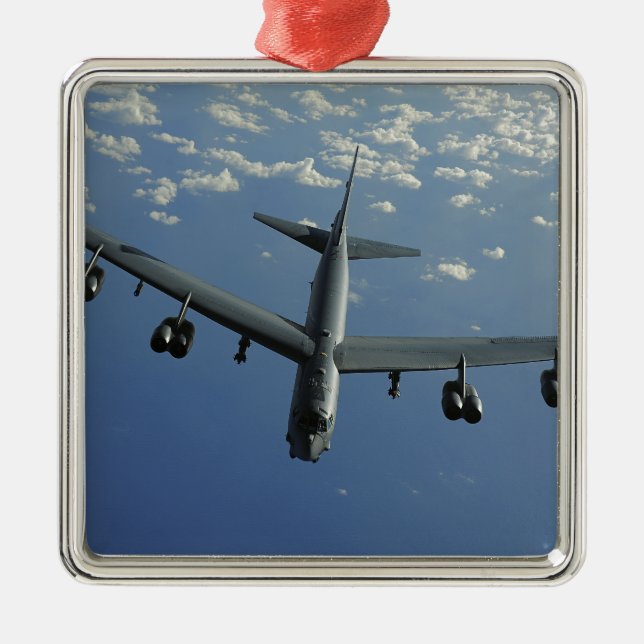 A US Air Force B-52 Stratofortress Metal Ornament (Front)