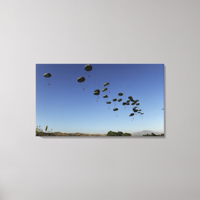 A US Air Force C-17 Globemaster III 2 Canvas Print (Front)