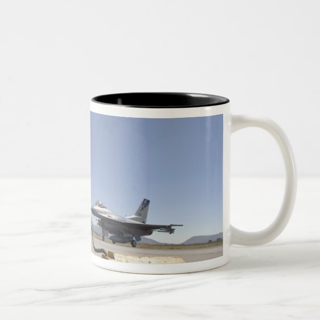 A US Air Force crew chief Two-Tone Coffee Mug (Right)