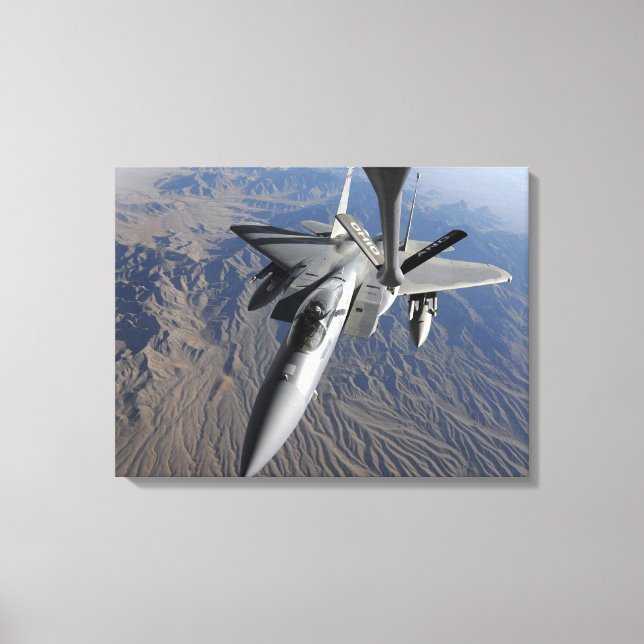 A US Air Force F-15 Eagle Canvas Print (Front)