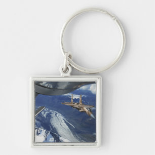A US Air Force F-15C Eagle positioning itself Keychain