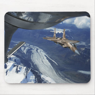 A US Air Force F-15C Eagle positioning itself Mouse Pad