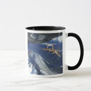 A US Air Force F-15C Eagle positioning itself Mug