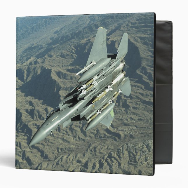 A US Air Force  F-15E Strike Eagle Binder (Front/Inside)