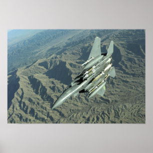 A US Air Force  F-15E Strike Eagle Poster