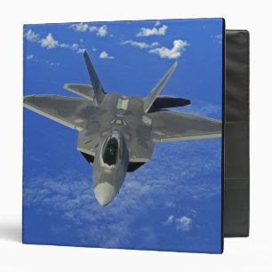 A US Air Force F-22 Raptor in flight near Guam Binder