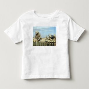 A US Marine prepares howitzer rounds to be fire Toddler T-shirt