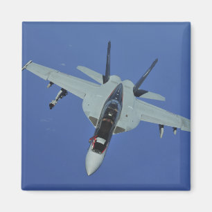 A US Navy F/A-18F Super Hornet in flight Magnet