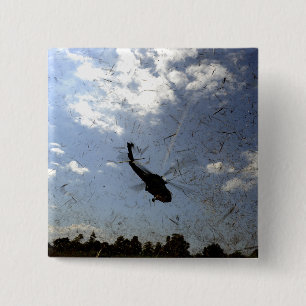 A US Navy HH-60 Seahawk 2 Inch Square Button